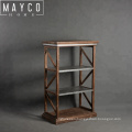 Mayco Most Popular Wood Corner Shelf Design,Galvanized Sheet Wooden Corner Bookcase